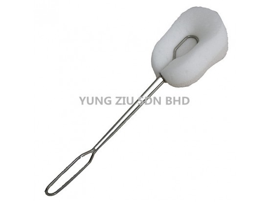 QY-018#IRON HANDLE CUP BRUSH 29CM